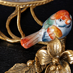 Чаша на ножке из стекла с бронзовыми элементами Bronze Branch варинант исполнения - 2 | Loft Concept в Уфе