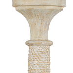 Люстра из дерева в форме подсвечника Coastal Aesthetics варинант исполнения - 2 | Loft Concept в Уфе