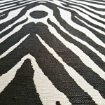 Мебельная ткань Шенилл черно-белый принт 140 см T3-1 варинант исполнения - 3 | Loft Concept в Уфе