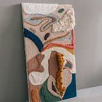 Тканый вручную текстильный гобелен Orchid варинант исполнения - 2 | Loft Concept в Уфе