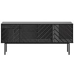 Длинная тумба с зеркальным декором Serena варинант исполнения - 3 | Loft Concept в Уфе