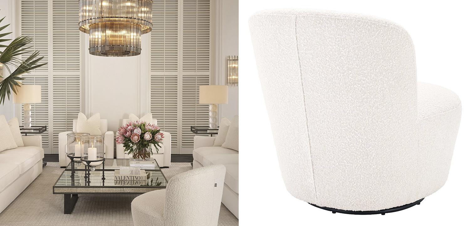 Кресло Eichholtz Swivel Chair Doria Кресло Eichholtz Swivel Chair Doria - Loft-Concept в Уфе
