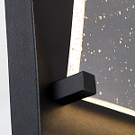 Настенный фонарь уличный прямоугольный черного цвета со стеклом с пузырьками Eurofase варинант исполнения - 3 | Loft Concept в Уфе