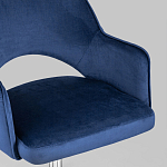 Кресло для компьютерного стола Veloury Blue варинант исполнения - 7 | Loft Concept в Уфе