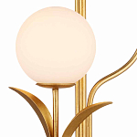 Торшер с золотым каркасом в виде стебля с листьями Inspired by Nature варинант исполнения - 2 | Loft Concept в Уфе