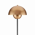 Торшер с куполообразным абажуром на чёрном мраморном основании Riverside Floor Lamp варинант исполнения - 1 | Loft Concept в Уфе