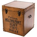 Сундук кожаный в винтажном стиле Brown Leather Chest варинант исполнения - 1 | Loft Concept в Уфе