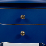 Синяя тумба на фигурных ножках Shelby варинант исполнения - 3 | Loft Concept в Уфе