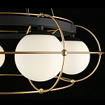 Люстра подвесная круглая с белыми плафонами Martin варинант исполнения - 4 | Loft Concept в Уфе