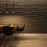 Гипсовая 3D Панель M-07 варинант исполнения - 1 | Loft Concept в Уфе