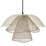Подвесной светильник Beige Gold Mesh Lampshade Hanging Lamp варинант исполнения - 1 | Loft Concept в Уфе