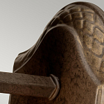 Бра для ванных комнат с прозрачным стеклянным плафоном в форме ананаса и декоративным основанием с рельефным узором Hinkley варинант исполнения - 7 | Loft Concept в Уфе