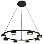 Люстра подвесная круглая черная Black Light Fixtures варинант исполнения - 1 | Loft Concept в Уфе