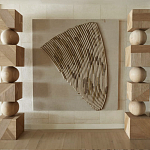 Декор настенный в Эко стиле рафия Malibu wall panel варинант исполнения - 2 | Loft Concept в Уфе