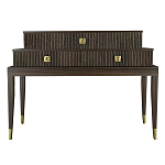 Премиальная Консоль с тремя ящиками Elsa Dreams Walnut варинант исполнения - 4 | Loft Concept в Уфе