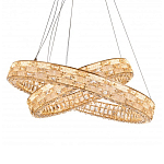 Люстра на 2 кольца с текстурной огранкой Reflection of Reality варинант исполнения - 2 | Loft Concept в Уфе