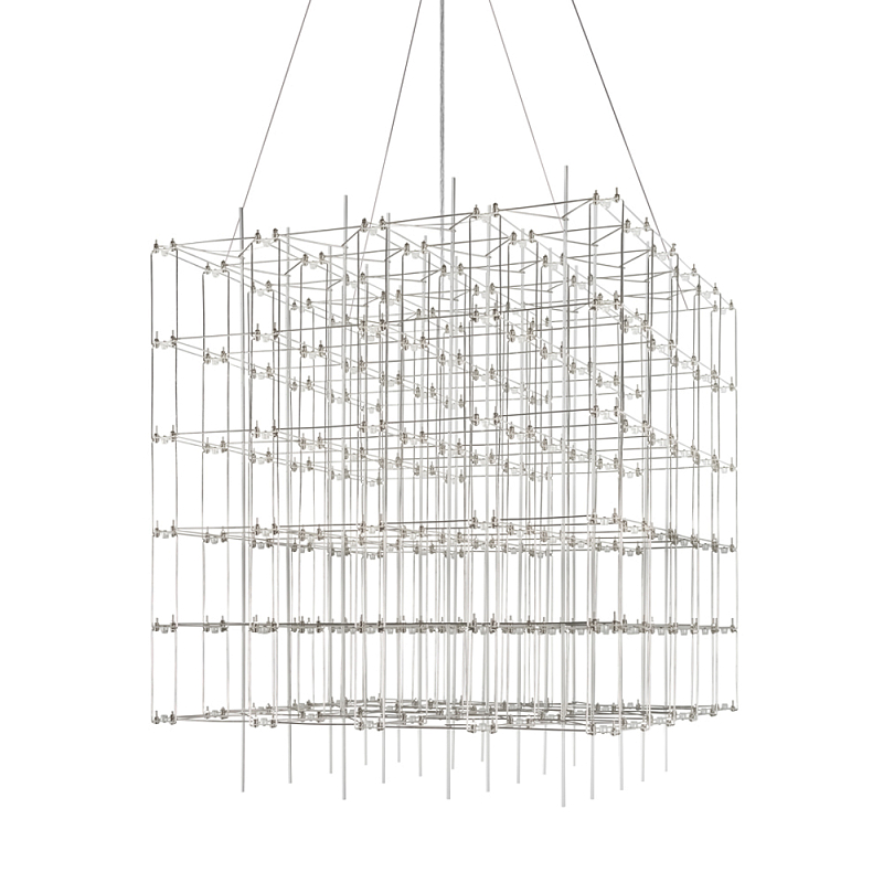 Подвесной светильник Fascinating Matrix Хром в Уфе | Loft Concept 