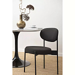 Стул мягкий Alfie Chair черный варинант исполнения - 7 | Loft Concept в Уфе