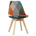 Стул с обивкой в стиле пэчворк Arvika варинант исполнения - 1 | Loft Concept в Уфе