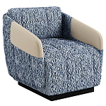 Дизайнерское Кресло William с кожаными подлокотниками  варинант исполнения - 1 | Loft Concept в Уфе