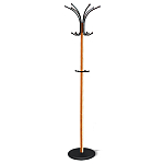 Вешалка с круглым основанием и черными металлическими крючками Industrial Metal Rust варинант исполнения - 1 | Loft Concept в Уфе