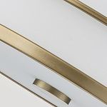 Потолочный светильник с белым матовым абажуром в металлическом каркасе Feiss варинант исполнения - 4 | Loft Concept в Уфе