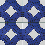 Дизайнерская плитка с узором Восьмерки варинант исполнения - 1 | Loft Concept в Уфе