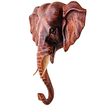 Панно из дерева голова слона Panel With Animals 30 варинант исполнения - 2 | Loft Concept в Уфе