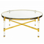 Кофейный столик со столешницей из стекла Crossy варинант исполнения - 1 | Loft Concept в Уфе