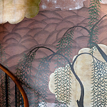 Обои ручная роспись Willow & Waves Original colourway on Edo painted Xuan paper with antiquing варинант исполнения - 2 | Loft Concept в Уфе