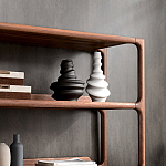 Стеллаж в гостиную для книг Moon Walnut Furniture варинант исполнения - 6 | Loft Concept в Уфе