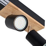 Потолочный светильник черный GAVIN WOOD варинант исполнения - 2 | Loft Concept в Уфе