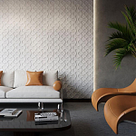 Гипсовая 3D панель с принтографией PM-18 варинант исполнения - 1 | Loft Concept в Уфе