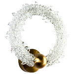 Бра кольцо с кристаллами из хрусталя Gilbertine Crystals Ring Wall Lamp варинант исполнения - 1 | Loft Concept в Уфе