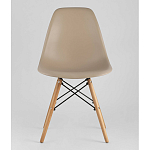 Пластиковый стул на ножках из массива бука Eames Beige варинант исполнения - 4 | Loft Concept в Уфе