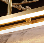 Люстра прямоугольная из фактурного стекла Chandelier Beam варинант исполнения - 9 | Loft Concept в Уфе