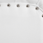 Кушетка белая с мягкой обивкой из велюра Michael Couch варинант исполнения - 7 | Loft Concept в Уфе