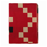 Плед хлопковый по мотивам башкирских орнаментов Ural and Siberian Patterns варинант исполнения - 5 | Loft Concept в Уфе