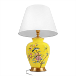 Настольная лампа желтая с изображением птиц Slip Away варинант исполнения - 9 | Loft Concept в Уфе