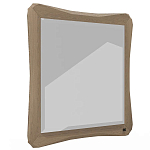 Зеркало квадратное c деревянной рамой из массива дуба Tasteful Furniture варинант исполнения - 1 | Loft Concept в Уфе