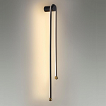 Бра черного цвета с изогнутым плафоном Luke Lampco Tracer Lamp варинант исполнения - 3 | Loft Concept в Уфе