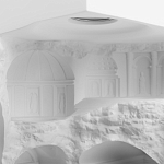 Встраиваемый в стену гипсовый светильник под покраску в античном стиле Antiquity Athena варинант исполнения - 10 | Loft Concept в Уфе