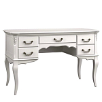 Стол рабочий белый из массива бука с 5-ю ящиками White Provence варинант исполнения - 1 | Loft Concept в Уфе