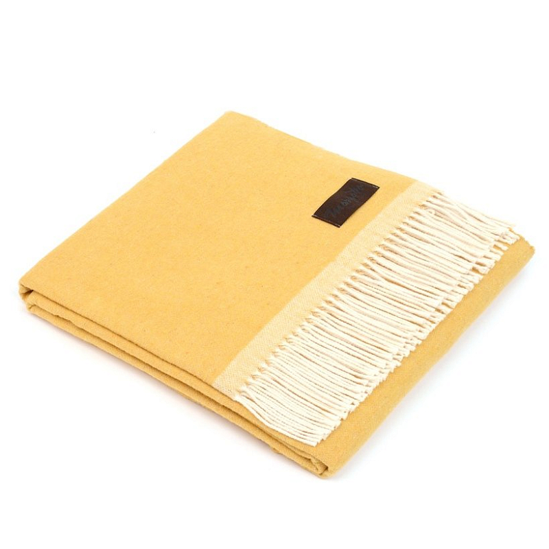 Плед SARA 7000 Marzotto Желтый в Уфе | Loft Concept 