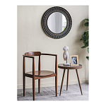 Зеркало круглое с текстурированным дизайном рамы Helios варинант исполнения - 5 | Loft Concept в Уфе