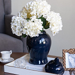 Ваза с крышкой однотонная Высота 31 см Chinoiserie Ceramics варинант исполнения - 7 | Loft Concept в Уфе