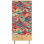 Шкаф с принтом Dominoes варинант исполнения - 2 | Loft Concept в Уфе