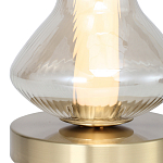 Настольная лампа светодиодная с волнообразным стеклянным плафоном Amphora of Light варинант исполнения - 4 | Loft Concept в Уфе