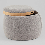 Пуф-трансформер Люкке с крышкой серый варинант исполнения - 2 | Loft Concept в Уфе
