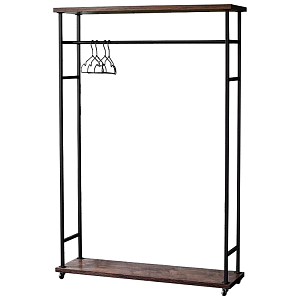 Рейл Lowery Brown Industrial Metal Rust Clothes Rail